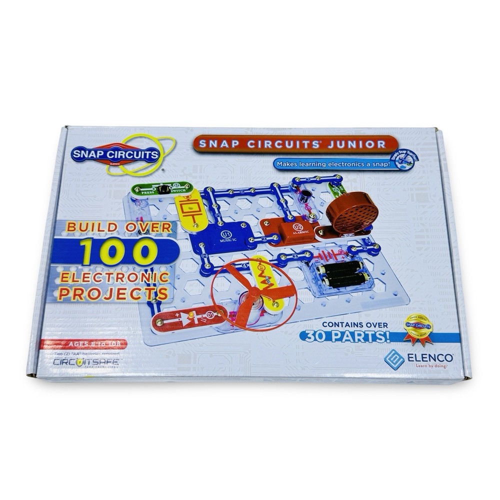 Snap Circuits Jr Electronics Exploration Kit Over 100 Projects New Sealed SC-100