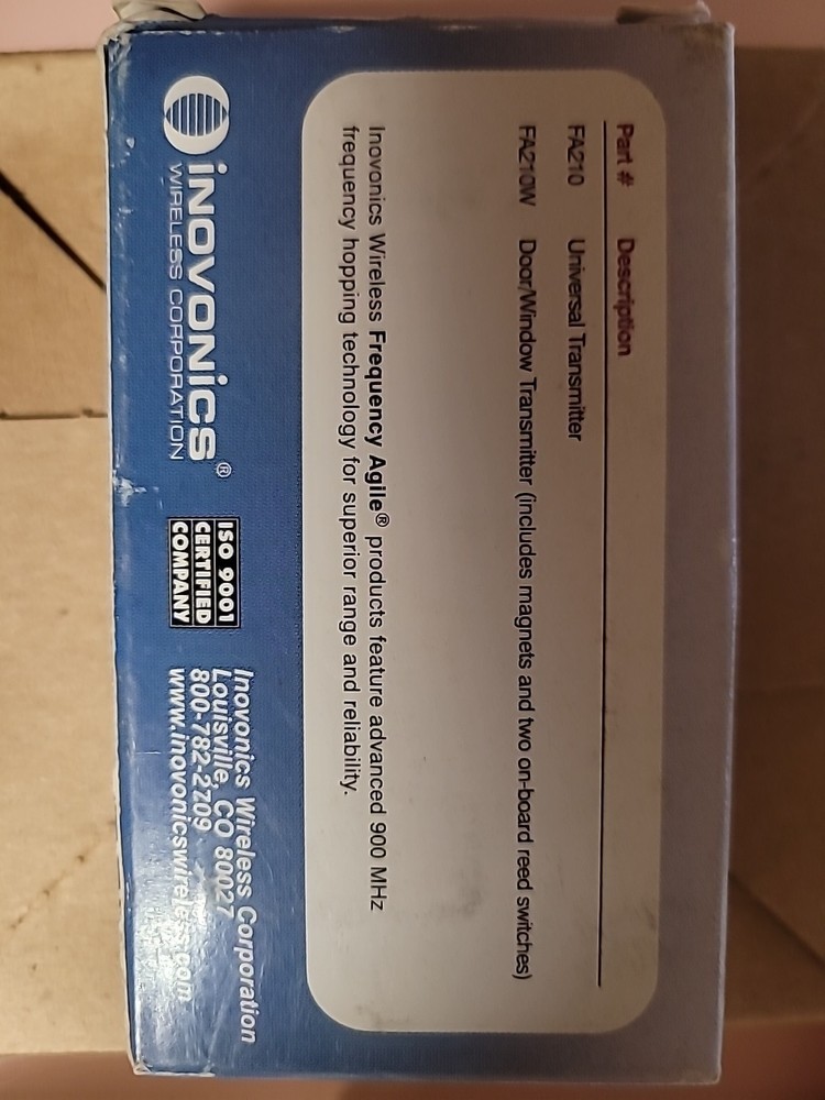 Inovonics FA-210 Universal Transmitter BRAND NEW