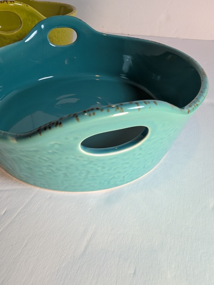 Nesting Bakeware Blue Jean Chef Set/Chef Aimee Blume 2 Piece