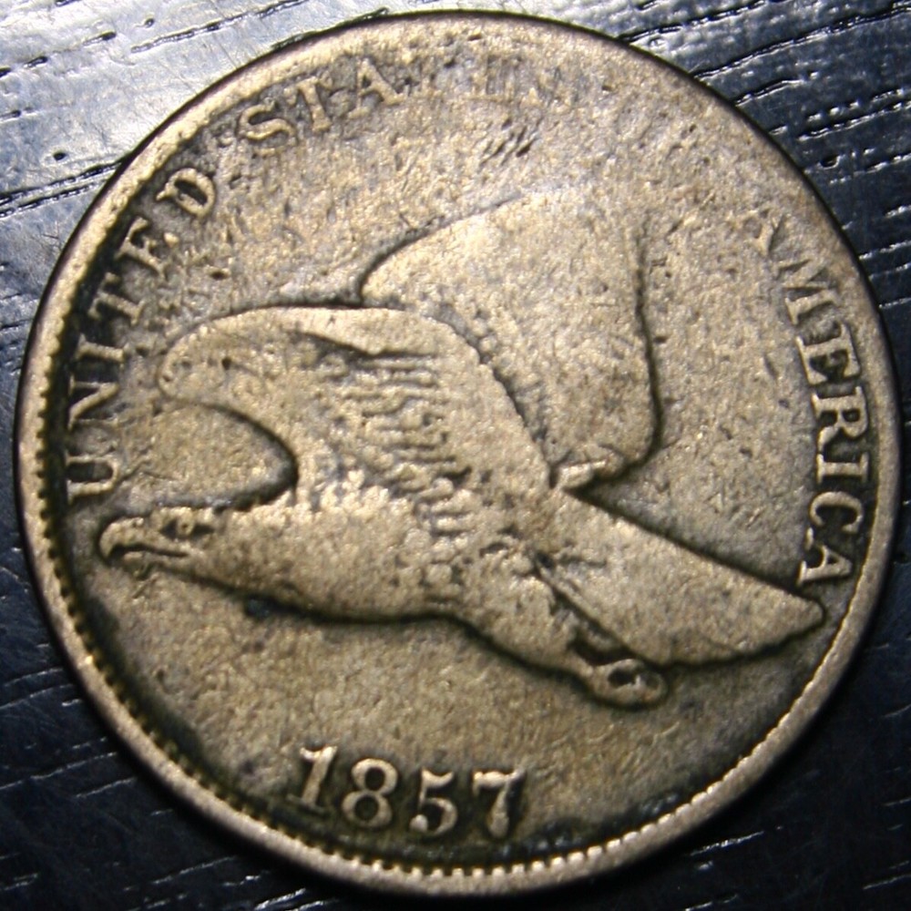 1857 Flying Eagle Cent 1c US Coin