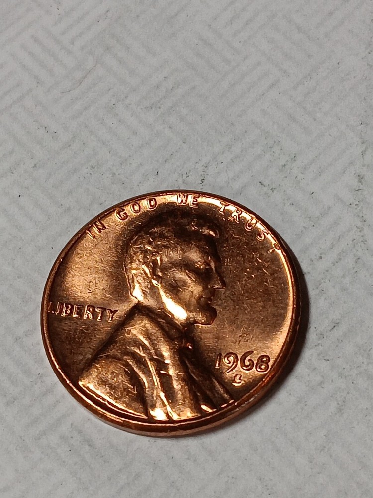 1968 - S Red Lincoln  Bu Choice Cent