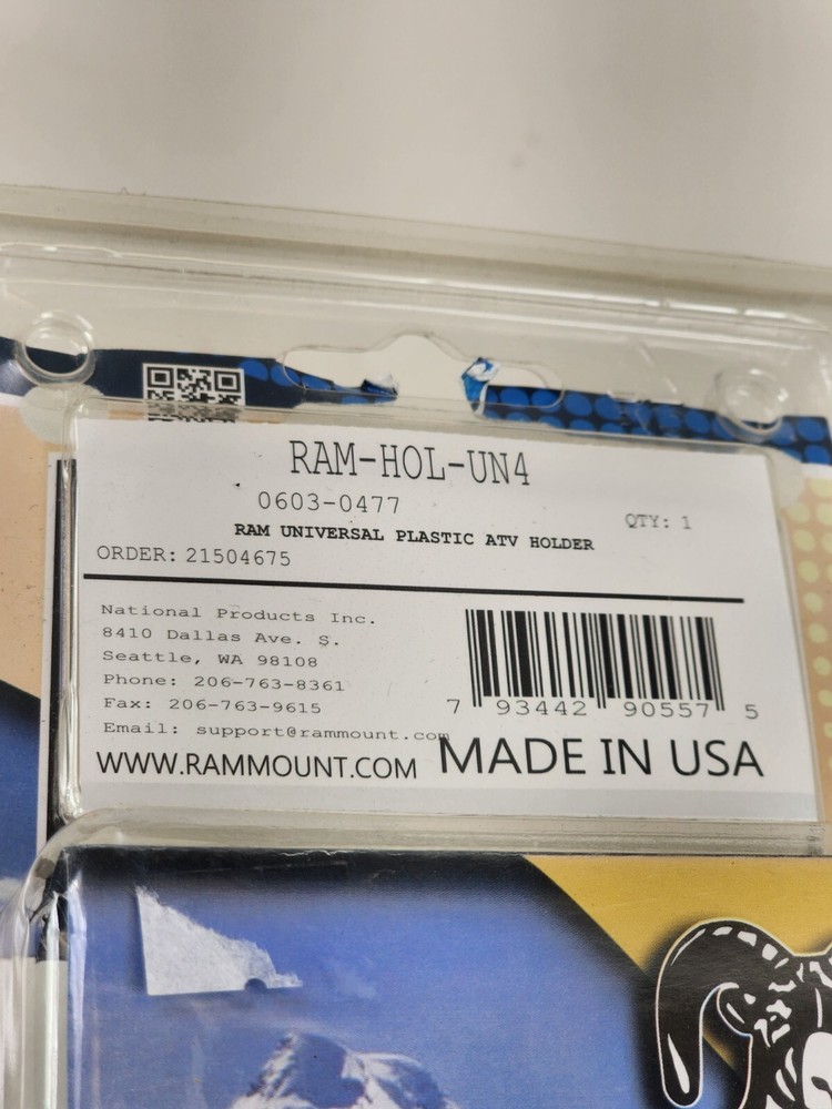 Ram Universal Plastic ATV Holder RAM-HOL-UN4U