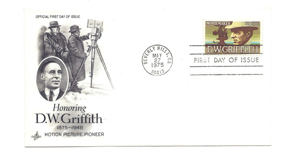 1555 D W Griffith, Movie Maker, ArtCraft FDC