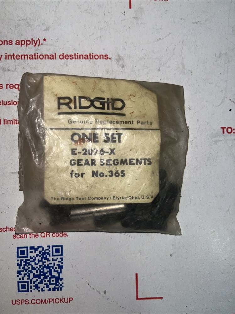 Ridgid E-2067-x Gear Segments For No.36s