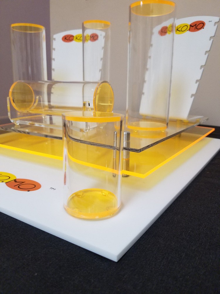 Modern Custom Designed 10 pcs Acrylic Jewelry Display Set