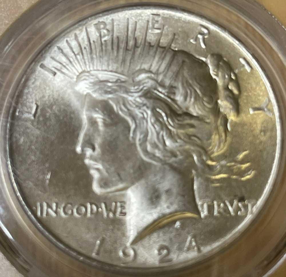 1924 Peace Silver Dollar PCGS MS64