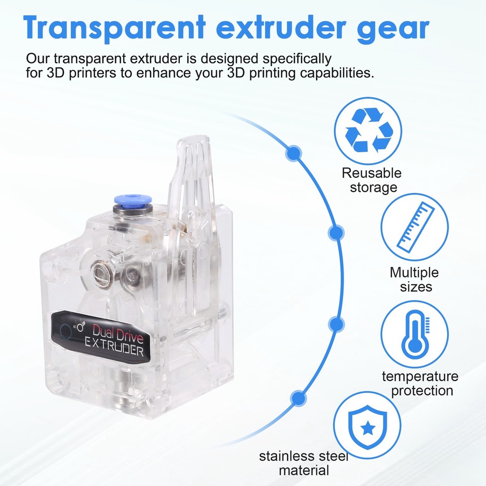 Transparent Extruder for Vyper, 3D Printer Accessory 3D Printer1984