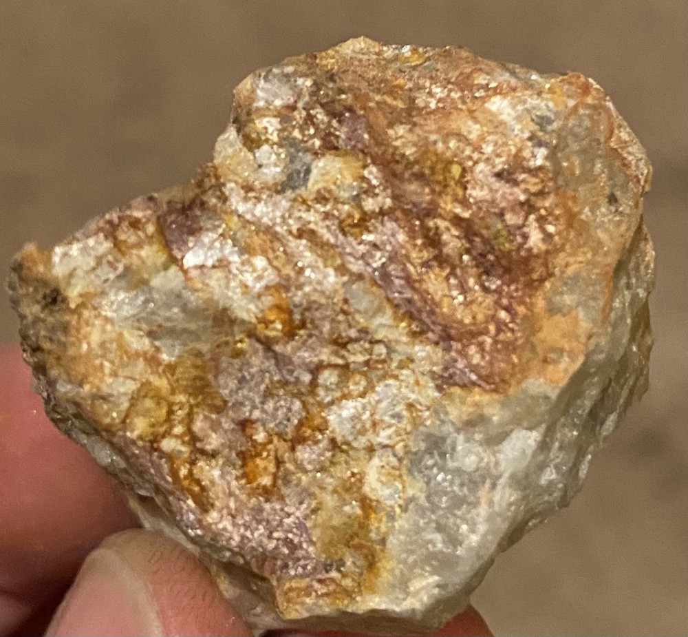 Quartz Gold Ore Mineral Specimen