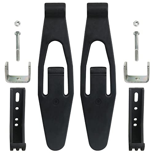 Hood Latch Strap with Catch Bracket Kit 2 Pack Compatible with Standard 2sets