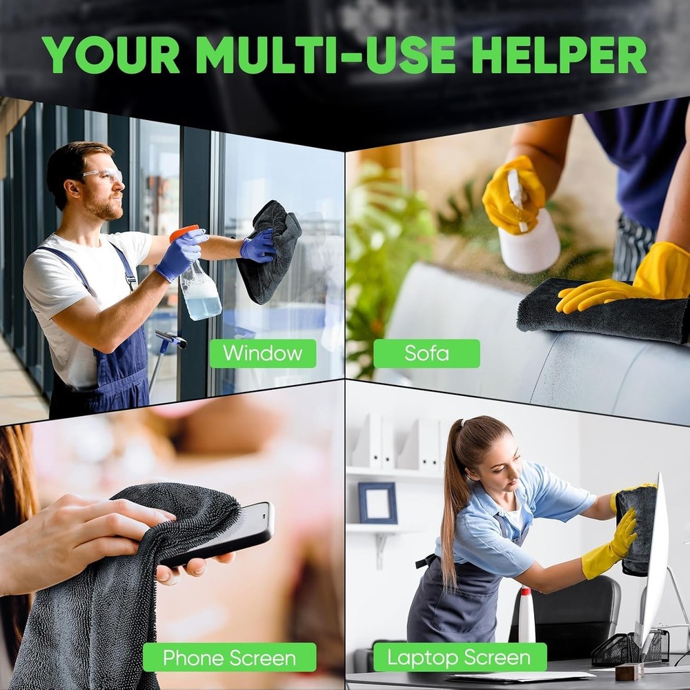 Super Absorbent Microfiber Car Drying Towel Twisted Loop 24'' x 36" 1500GSM