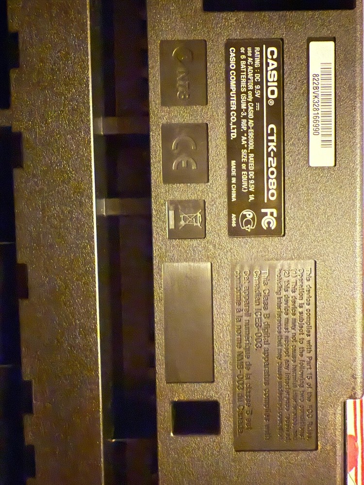 Casio CTK-2080 Electronic Keyboard - Tested