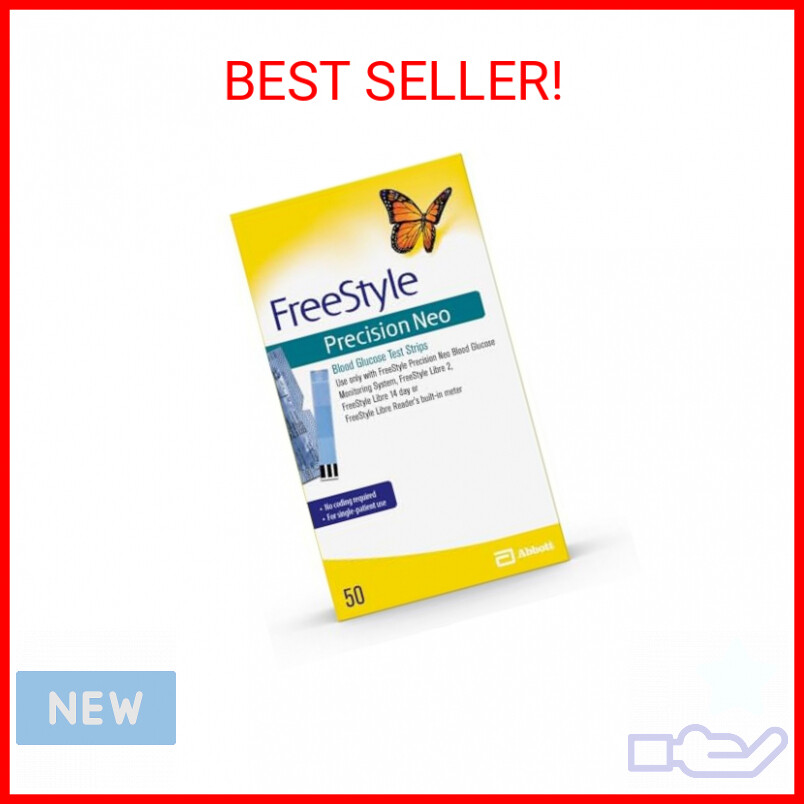 Freestyle Precision Neo Blood Glucose Test Strips, 50 Strips