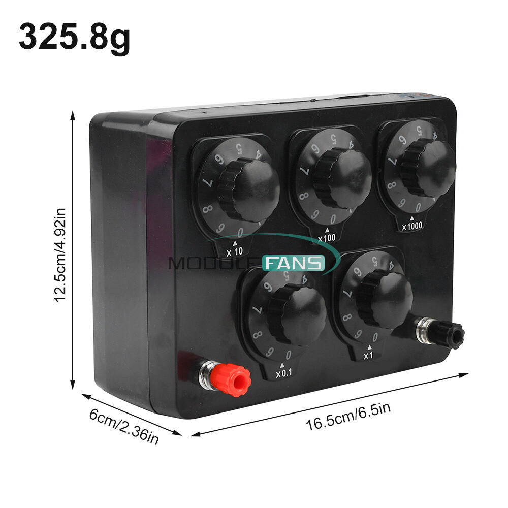 0-9999.9 Ohm Variable Resistance Box Decade Resistor For Physical Resistance