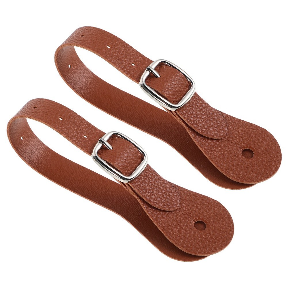 2 Pcs Boot Straps for Cowboy Boots Equestrian Adjustable Spur Belts