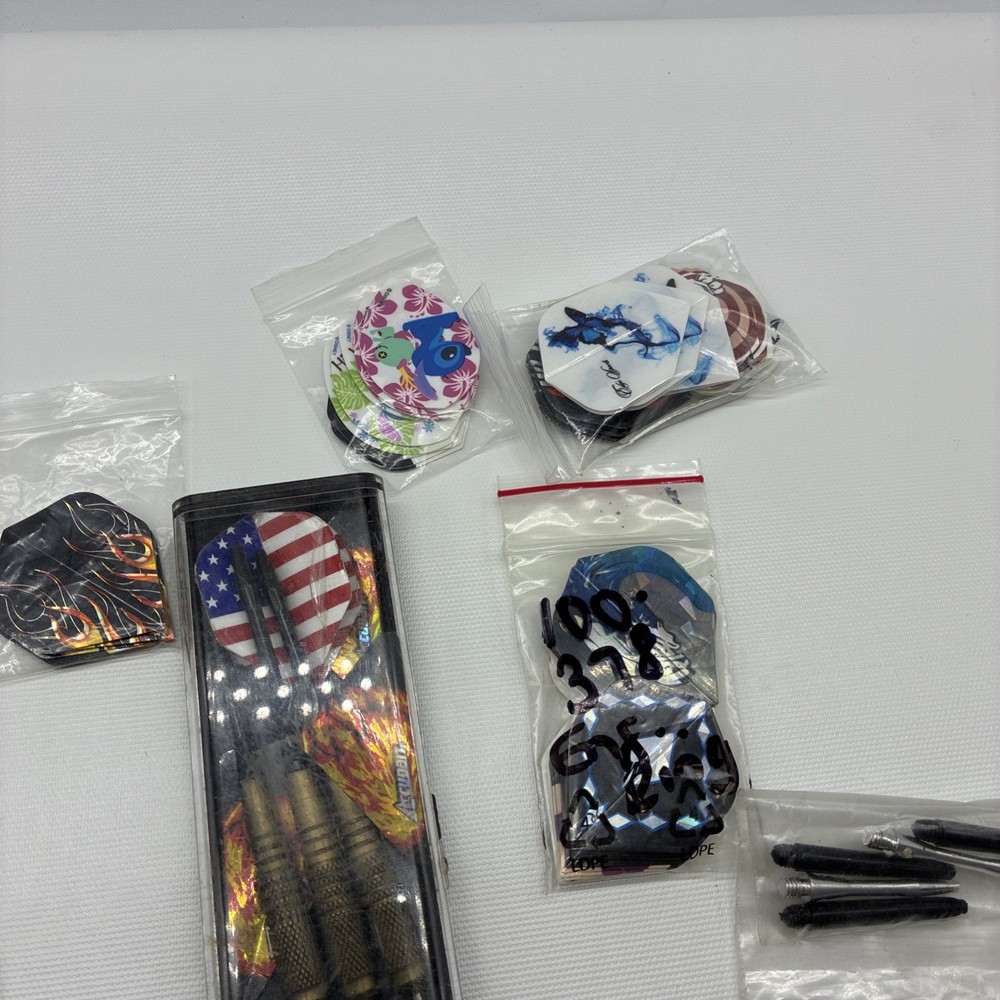 Lot Mixed Darts Flights Tips Assortment