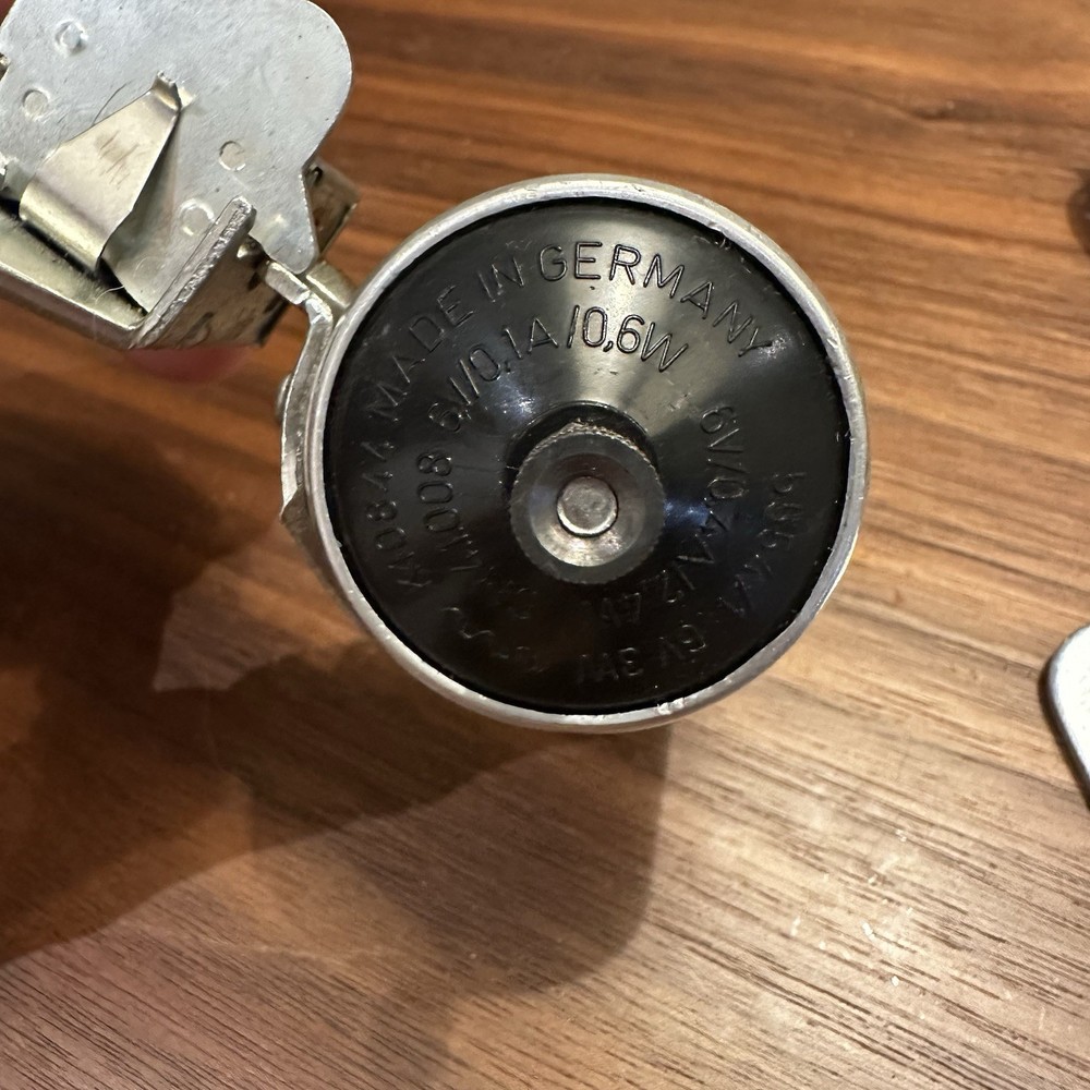 Vintage Bicycle Headlight, Generator and bracket made in Germany