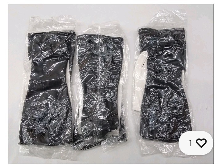 2Pack Brunswick Corp Chemical Protective Gloves Medium