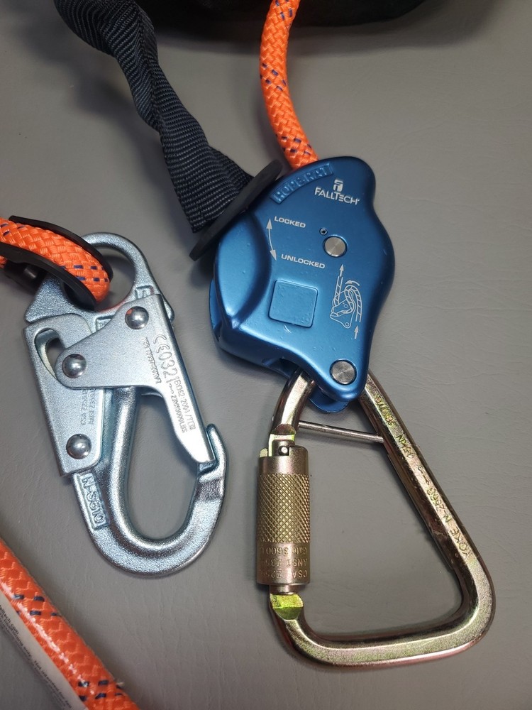 Falltech Tower Climber 6.5' Adjustable Positioning Lanyard Orange