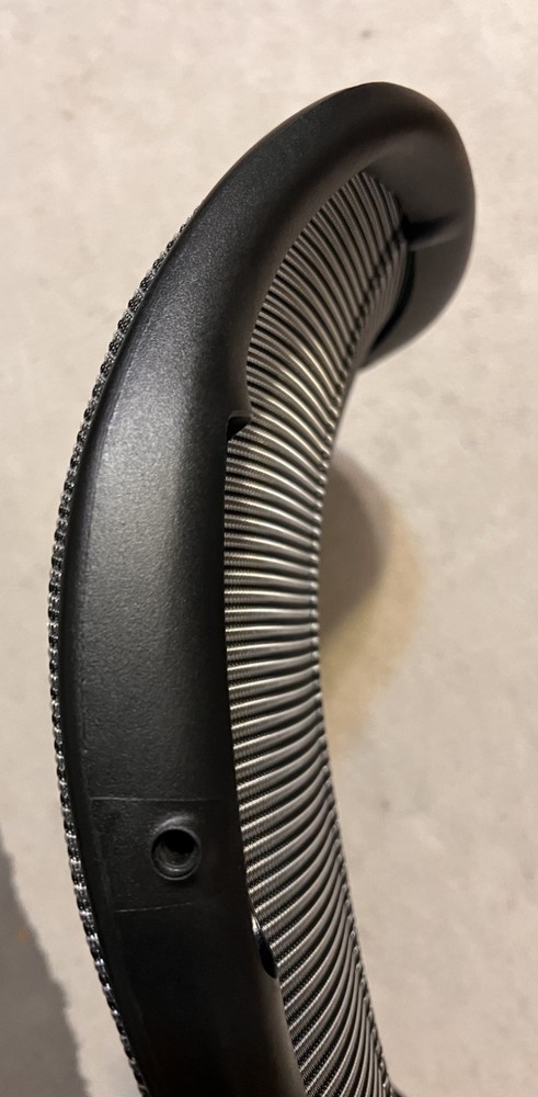 Humanscale Liberty Back Mesh OEM Replacement Black- Excellent Condition.