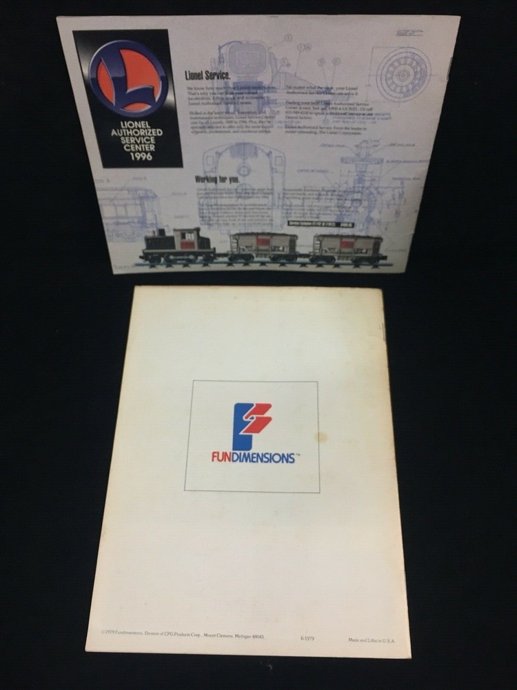 1979 & 196 LIONEL MODEL TRAINS CATALOGS