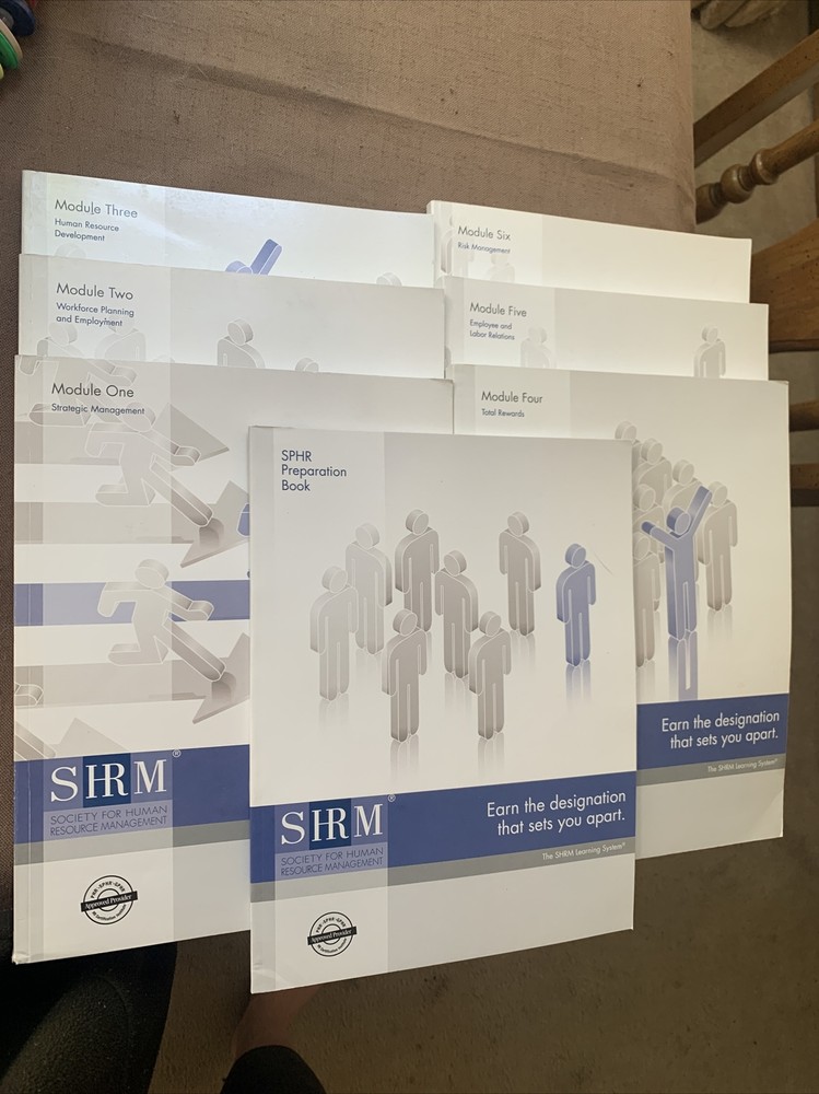 2010 SHRM Learning System Complete Set 1-6 PHR/SPHR Certification Prep Tool
