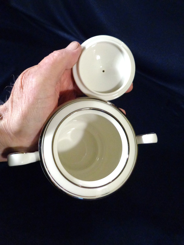 Noritake Champlain 7553 Cream and Sugar EC