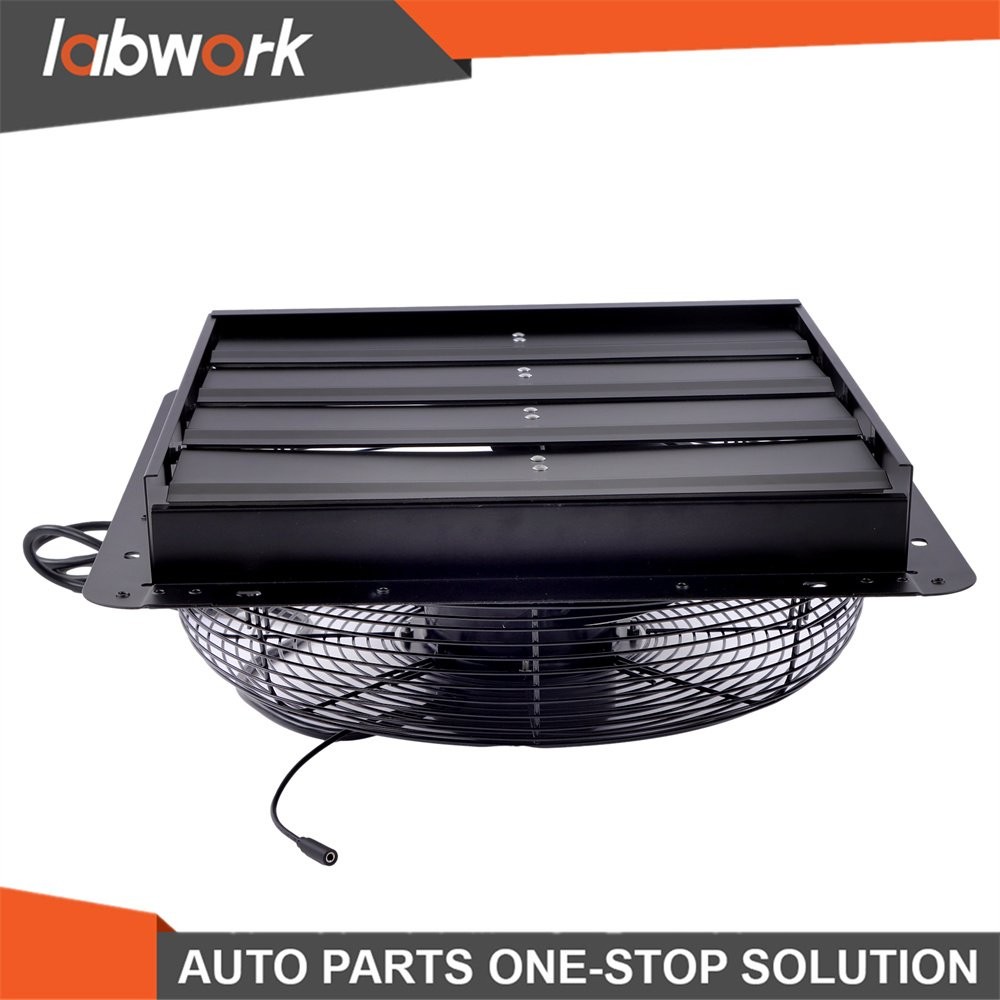 Labwork 16" Wall Mounted Shutter Exhaust Fan Automatic Shutter W/ Variable Speed