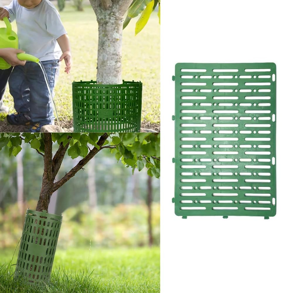 2 Pack Plastic Tree Trunk Protectors Wrap New Tree Protector Guards Barrier