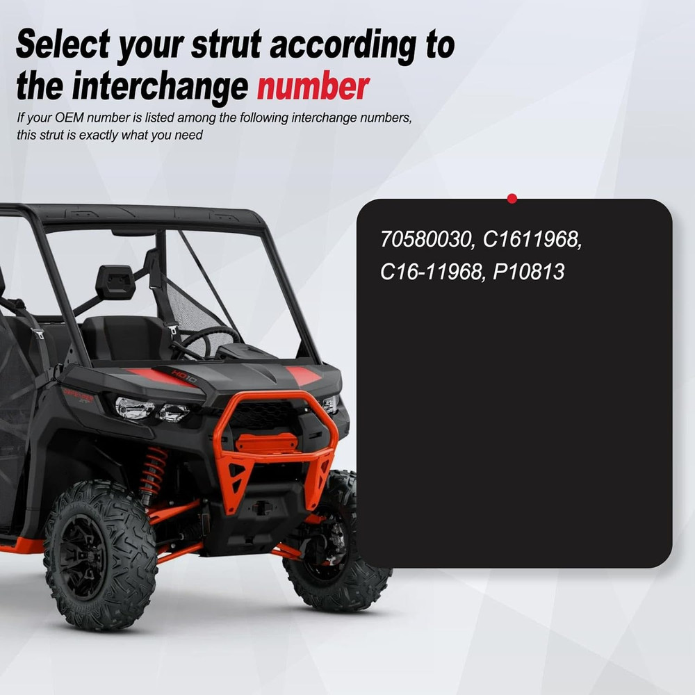 Vepagoo Windshield Front Window Struts Can-Am Defender Hd10 2016-2021, Shock for