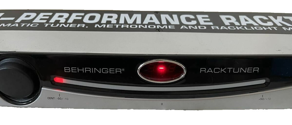 Behringer BTR2000 Guitar Tuner Silver Operation Confirmed Good