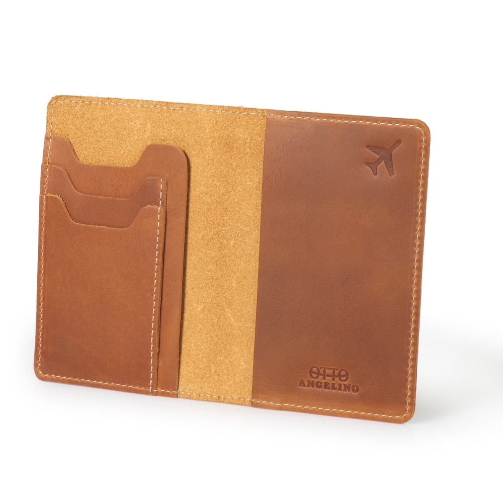 Personalized Genuine Leather Passport Holder - Unisex