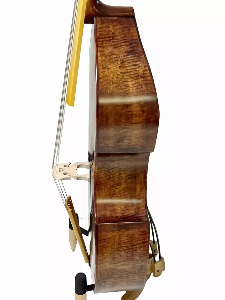Good sound 6 string viola da gamba 29 inch, Professional Viol,Flame maple back