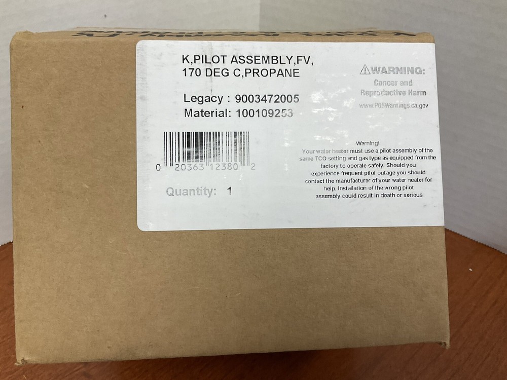 Reliance water heater 170 FV Propane Pilot Assembly 100109253