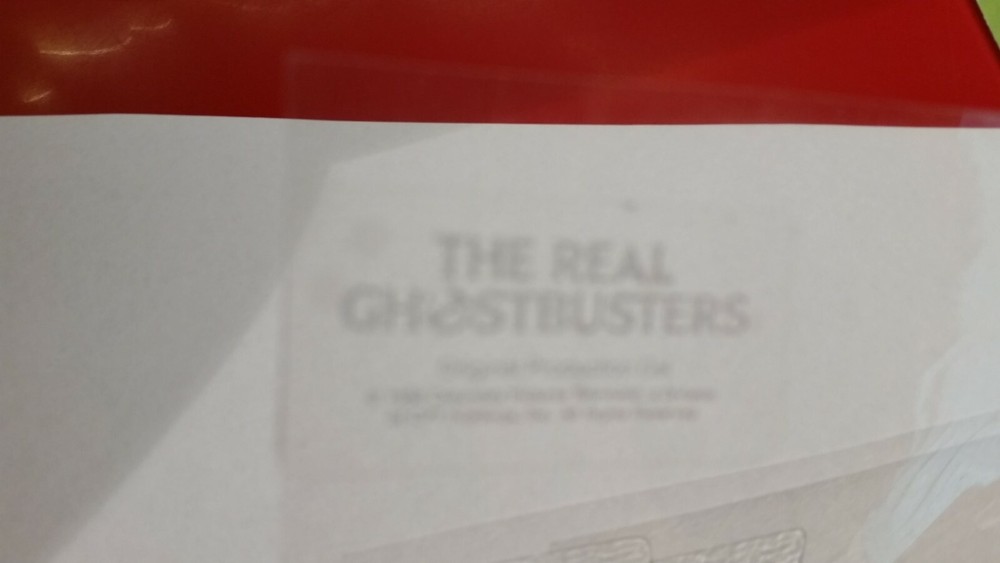 The Real Ghostbusters 1987 Animation Cel #E