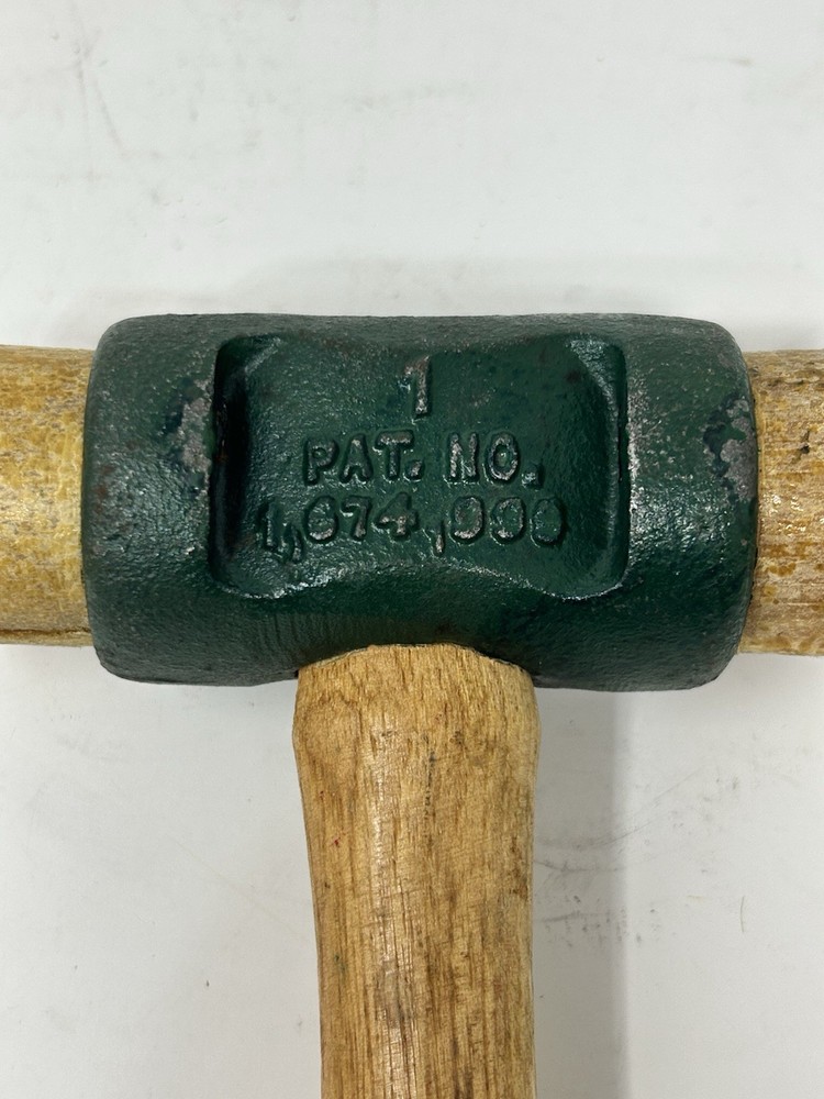 NOS - Garland No. 1 Rawhide Solid Head Hammer - Mallet 1-1/4” Face 🇺🇸