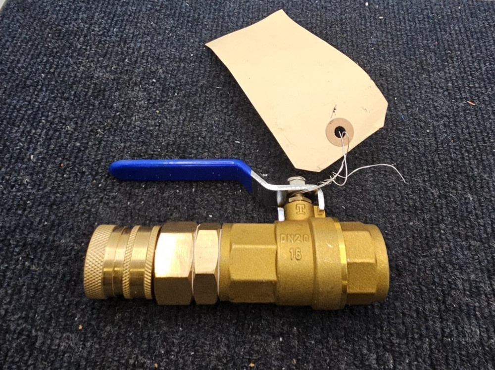 L&M DISTRIBUTION DN20 16 : BRASS PIPE FITTING BALL VALVE