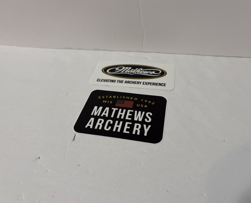 Mathews Archery Sticker Decals (2 Pack) New