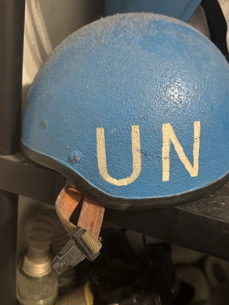 Original Romanian United Nations Peacekeeper Orlite Helmet
