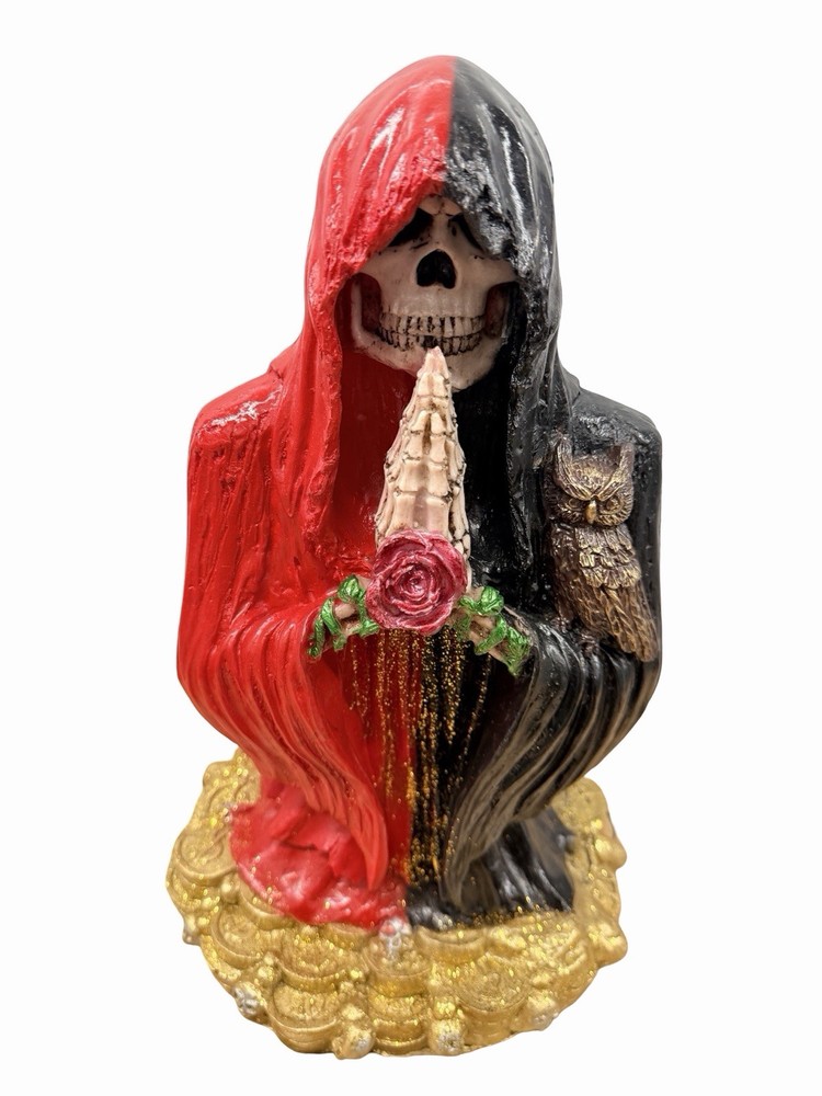 Santa Muerte Busto Perdón “ Reversible Curada” 14”