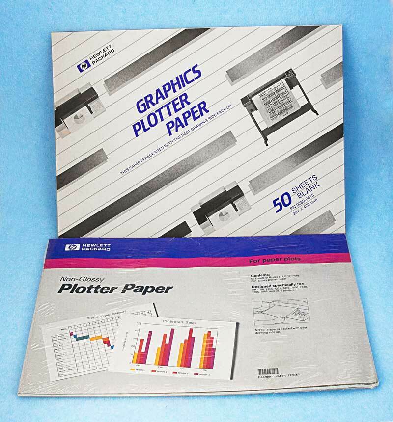 NEW HP 11" x 17" PLOTTING PAPER 75 SHEETS TOTAL