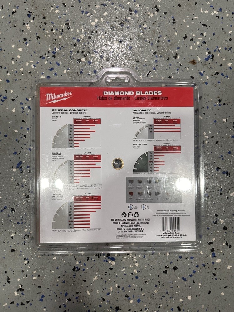 Milwaukee 9 in. Segmented Diamond Blade