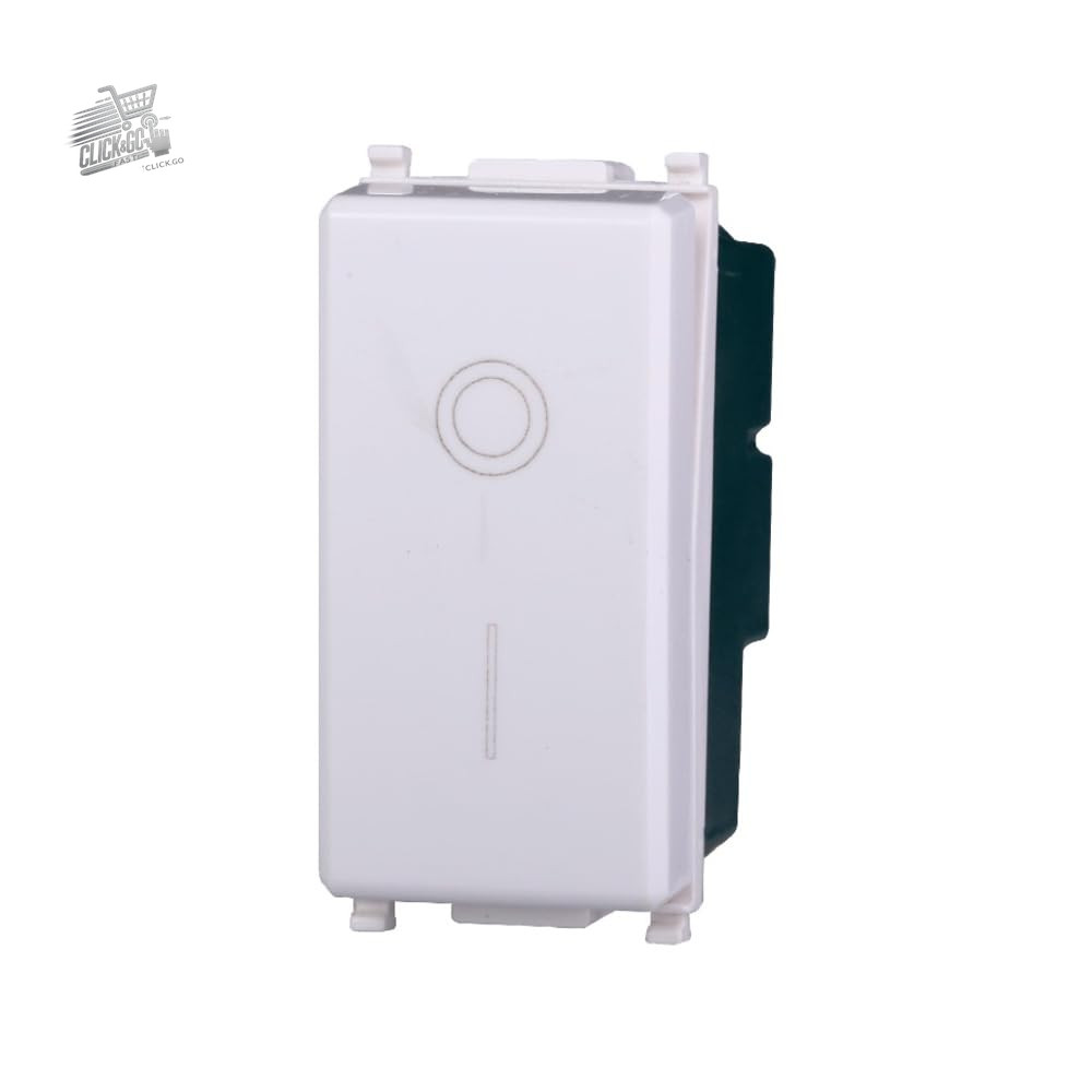 2P 16A White Compatible Vimar Plana 0402 Bipolar Switch