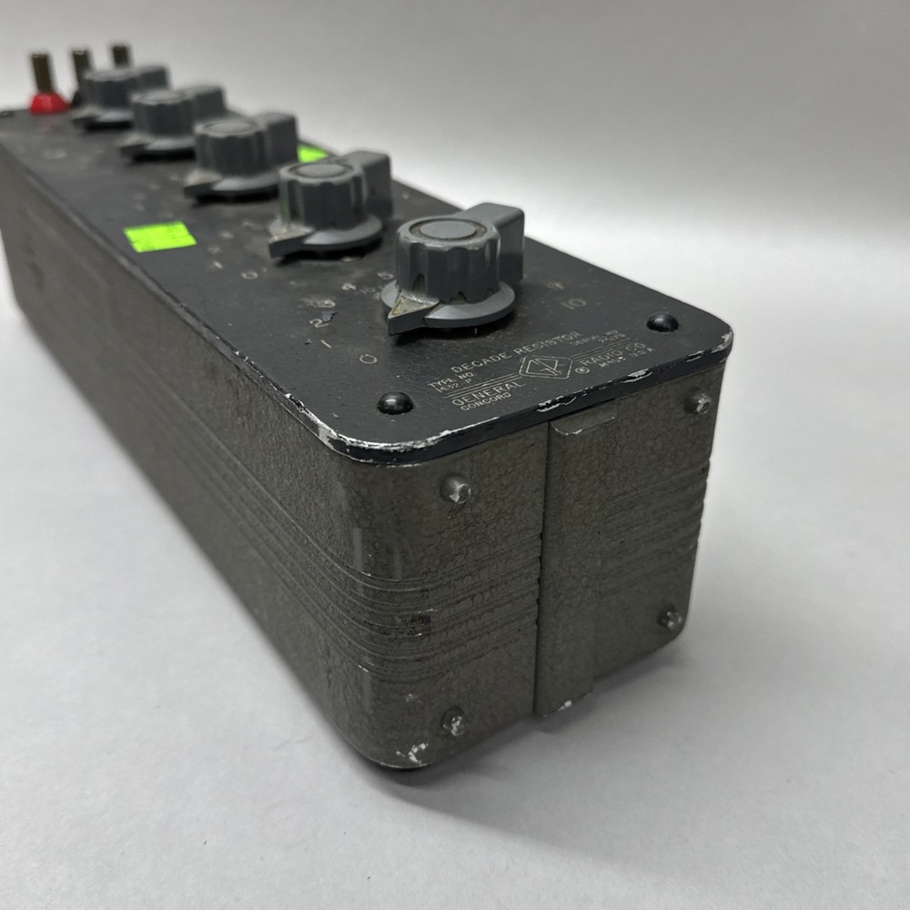 General Radio Co. Decade Resistor Type 1432P Decade Resistor Step Box GenRad