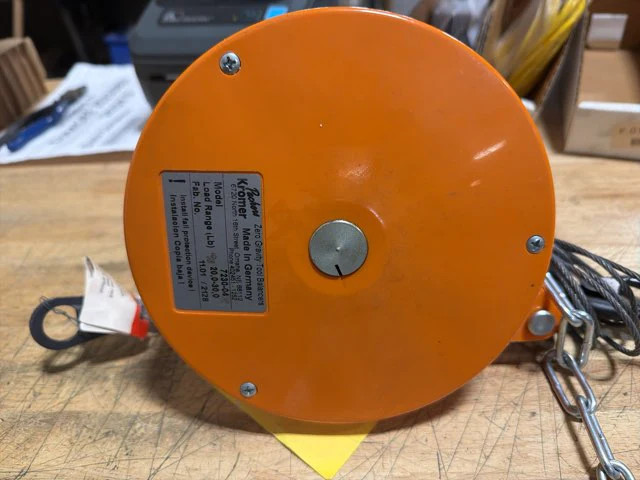 Packers Kromer 7230-04 Zero Gravity Tool Balancer 20-30lb Range Nylon & Stee