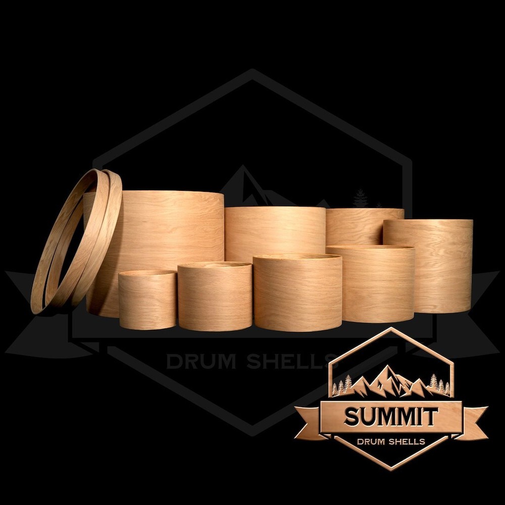 Summit 14x8 Snare Drum Shell Oak