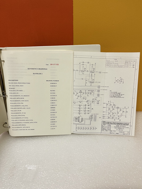 Tencor 190810-27 Handler 2 Reference Drawings