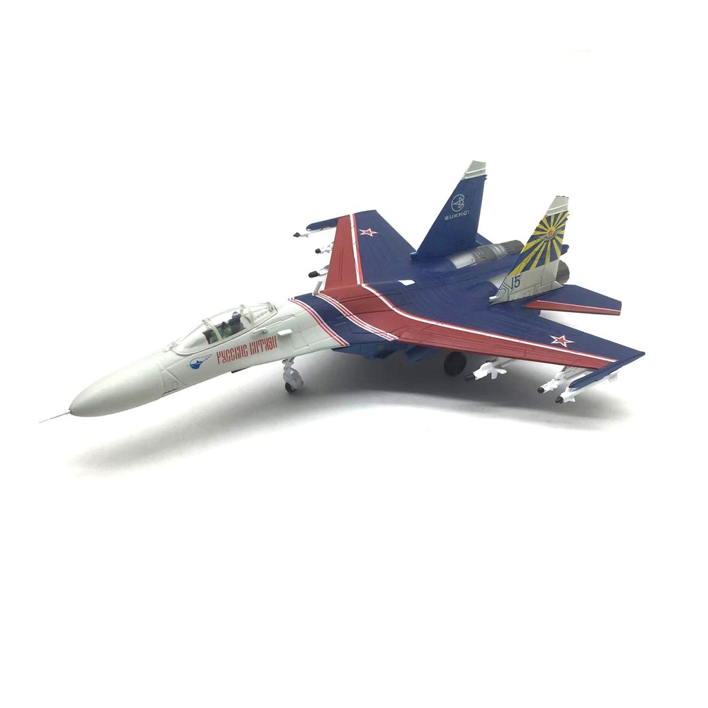 1: 100 Russian Su-27 Warrior Performance Aircraft Model Display Collection Gift