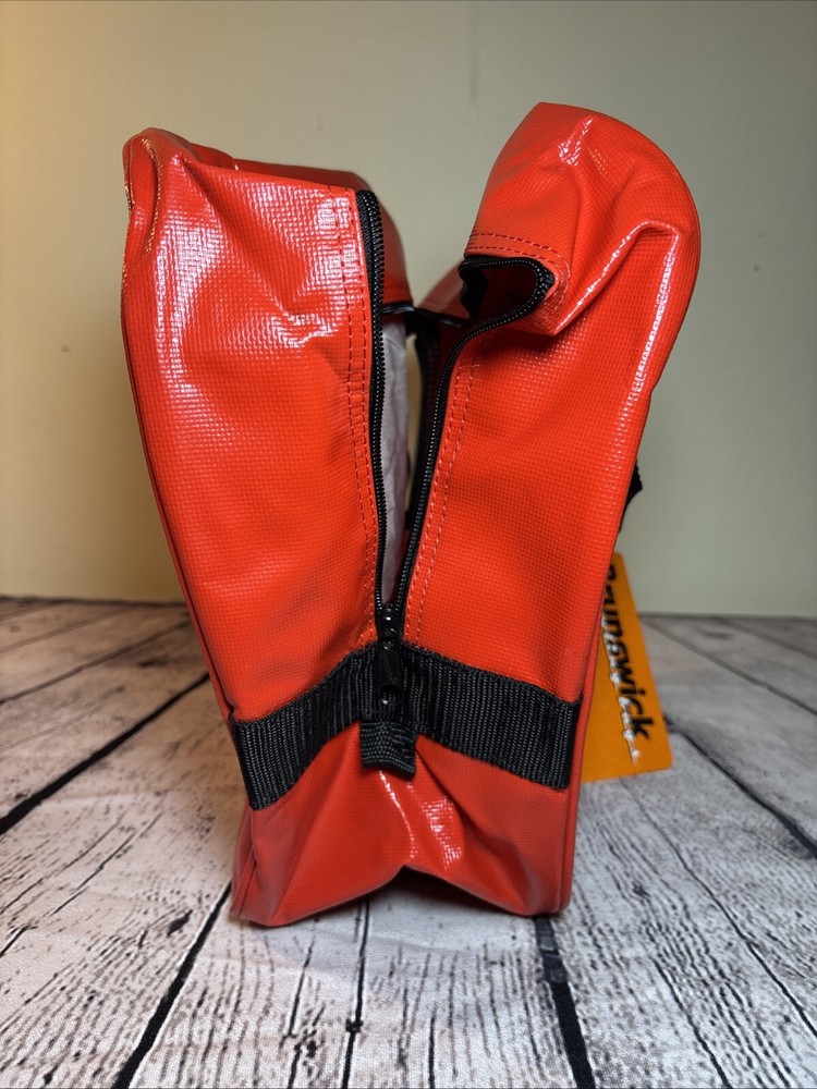 Red Brunswick Bowling Bag With Tag