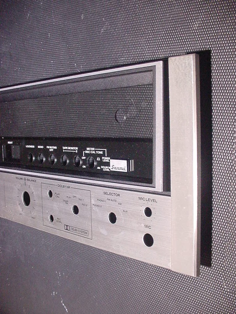 SANSUI 8080DB AM/FM STREO RECEIVER FRONT PANEL FACEPLATE ***