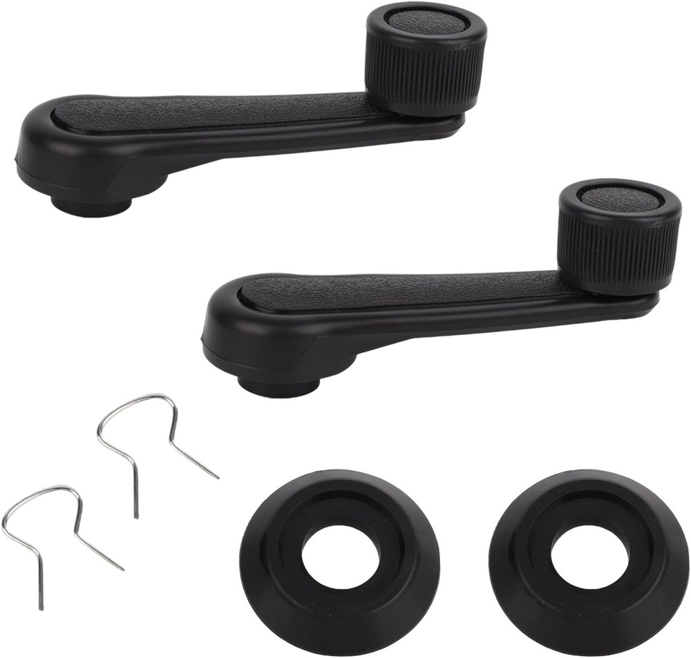 2pcs Manual Window Handle Car, Driver & Passenger Side Replacement Crank Handles